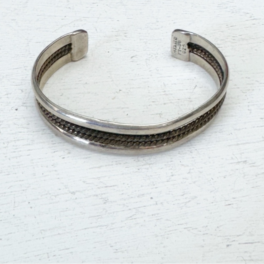 Vintage Sterling Silver Mexico Taxco Cuff Bracelet